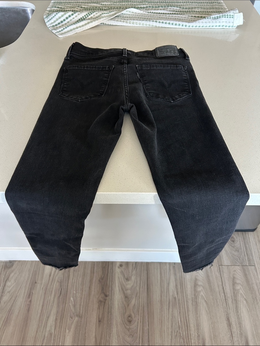 Black Men's Straight Fit Jeans
